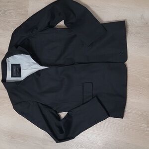 J. Crew Regent Blazer Jacket Black Wool Flannel